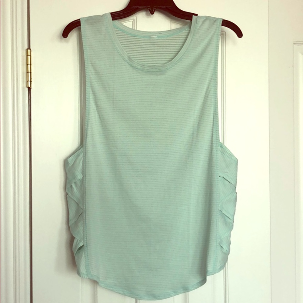 Lululemon muscle tank with side cut out panels